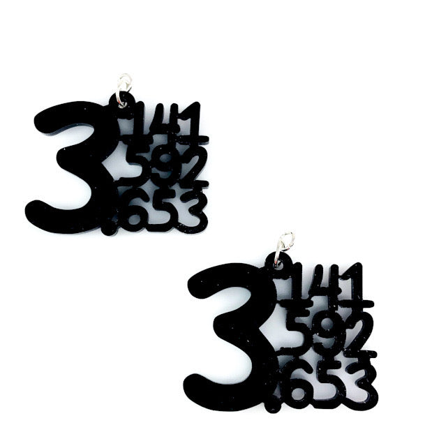 Exaggerated Pi Earrings (Dangles)
