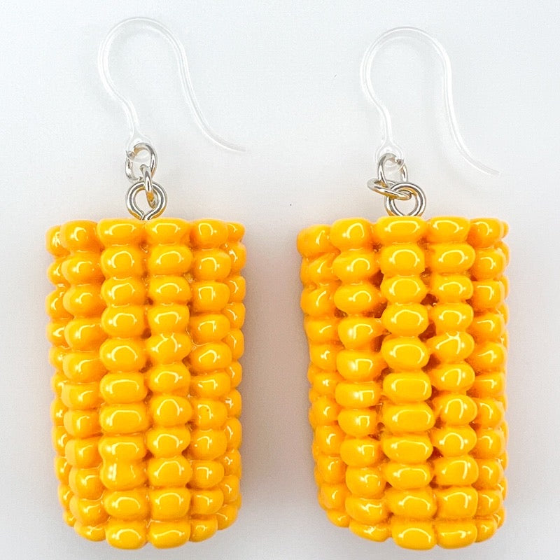 Exaggerated Corn Cob Earrings (Dangles)