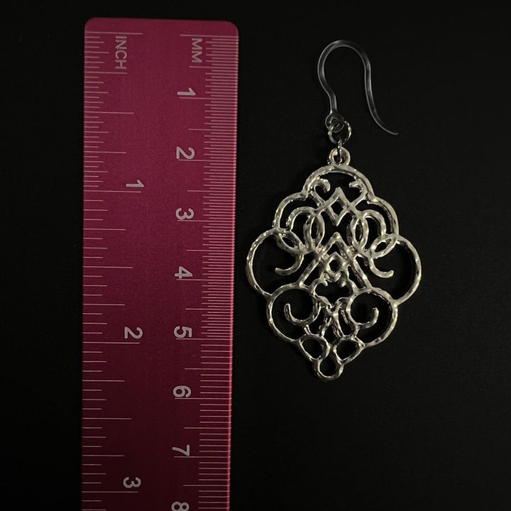 Metallic Grape Earrings (Dangles) - size