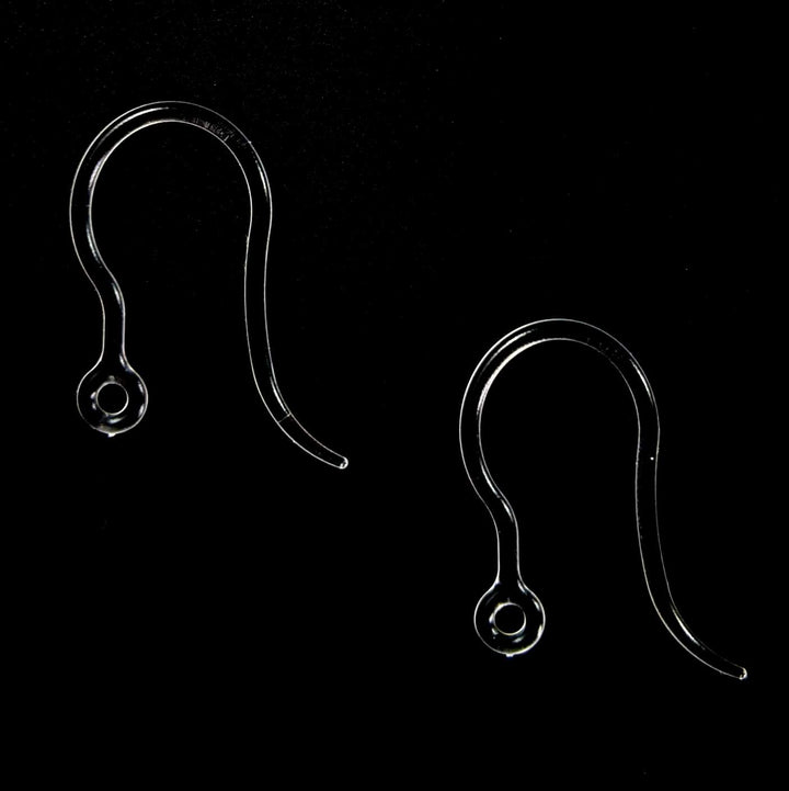 Silver Plated Faux Druzy Earrings (Dangles) - Hypoallergenic plastic hooks