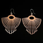 Large Flying Pendant Earrings (Dangles) - rose gold