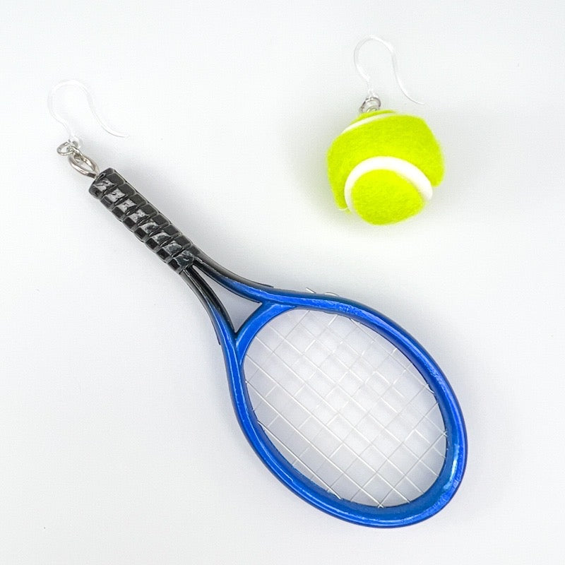 Exaggerated Tennis Earrings (Dangles)
