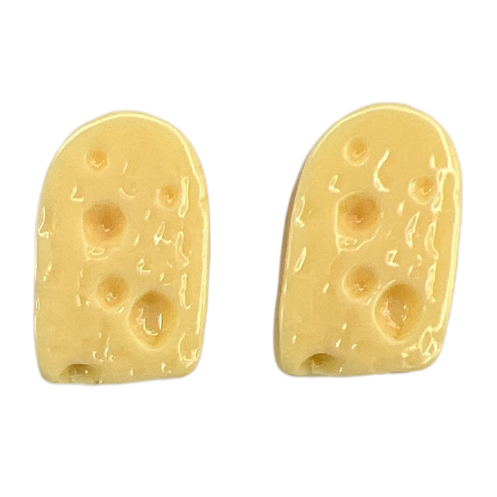 Wedge Cheese Earrings (Studs)
