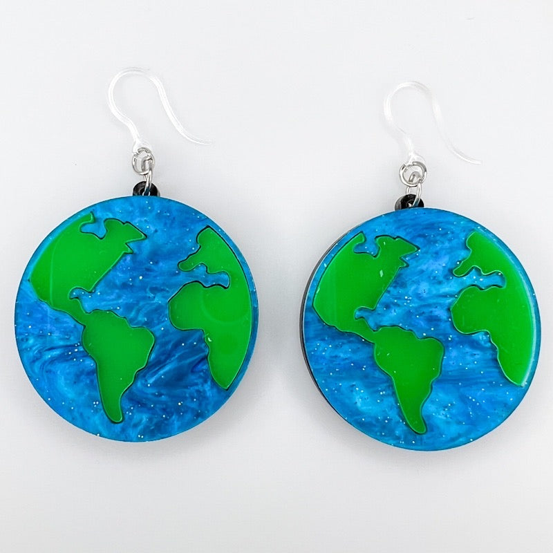 Exaggerated Earth Earrings (Dangles)