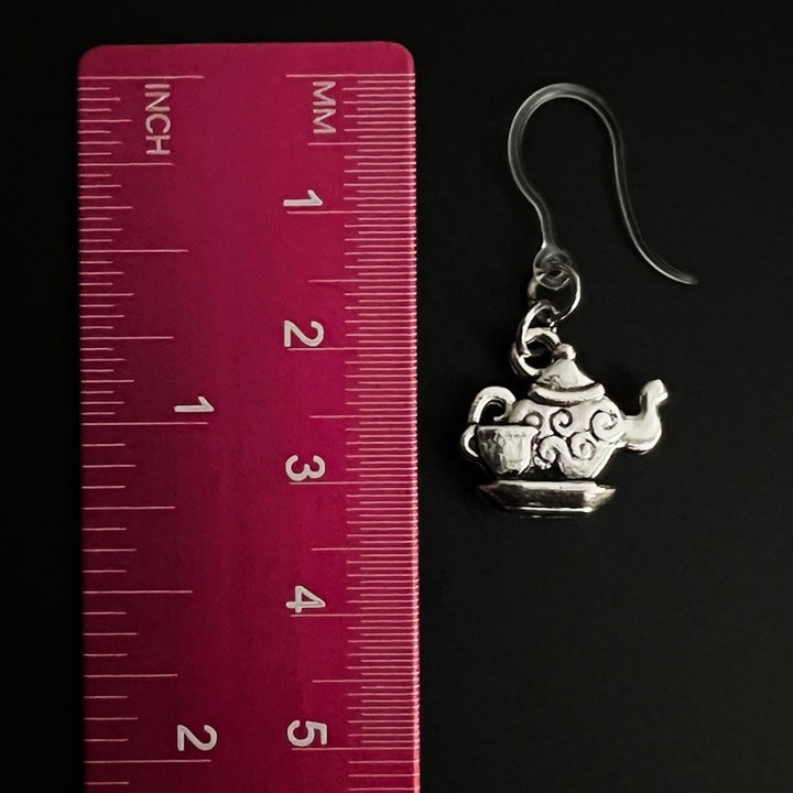 Teapot Earrings (Dangles) - size