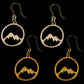 Metallic Mountain Earrings (Dangles) - all colors