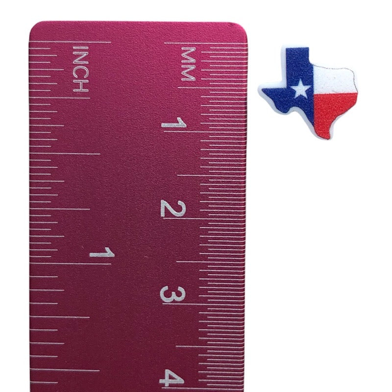 Texas Flag Earrings (Studs) - size