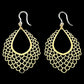 Water Droplet Earrings (Dangles) - gold