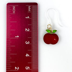 Apple Earrings (Dangles) - size