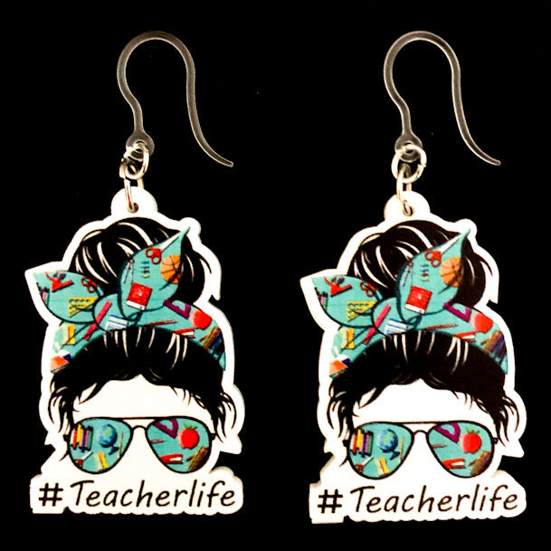 #Teacherlife Earrings (Dangles)