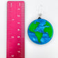 Exaggerated Earth Earrings (Dangles) - size