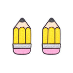 No. 2 Pencil Earrings (Studs)