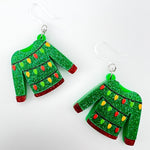 Exaggerated Ugly Christmas Sweater Earrings (Dangles)