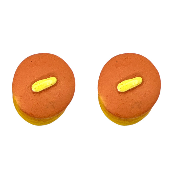 Exaggerated Pancakes Earrings (Studs)