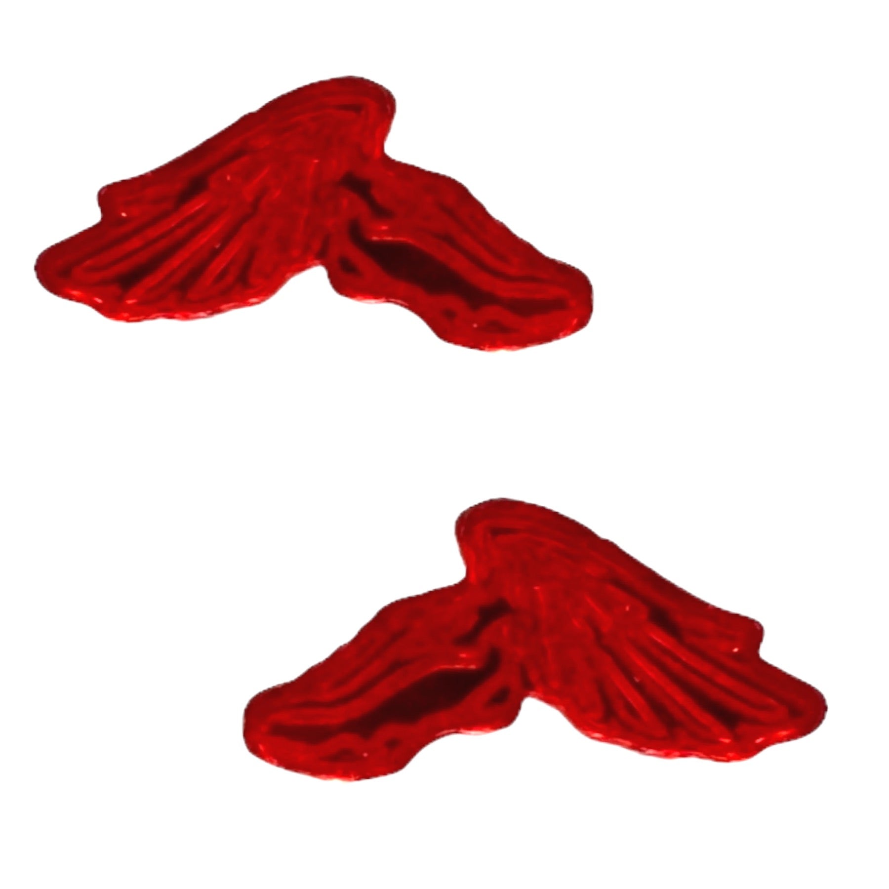 Track Shoe Earrings (Studs) - red