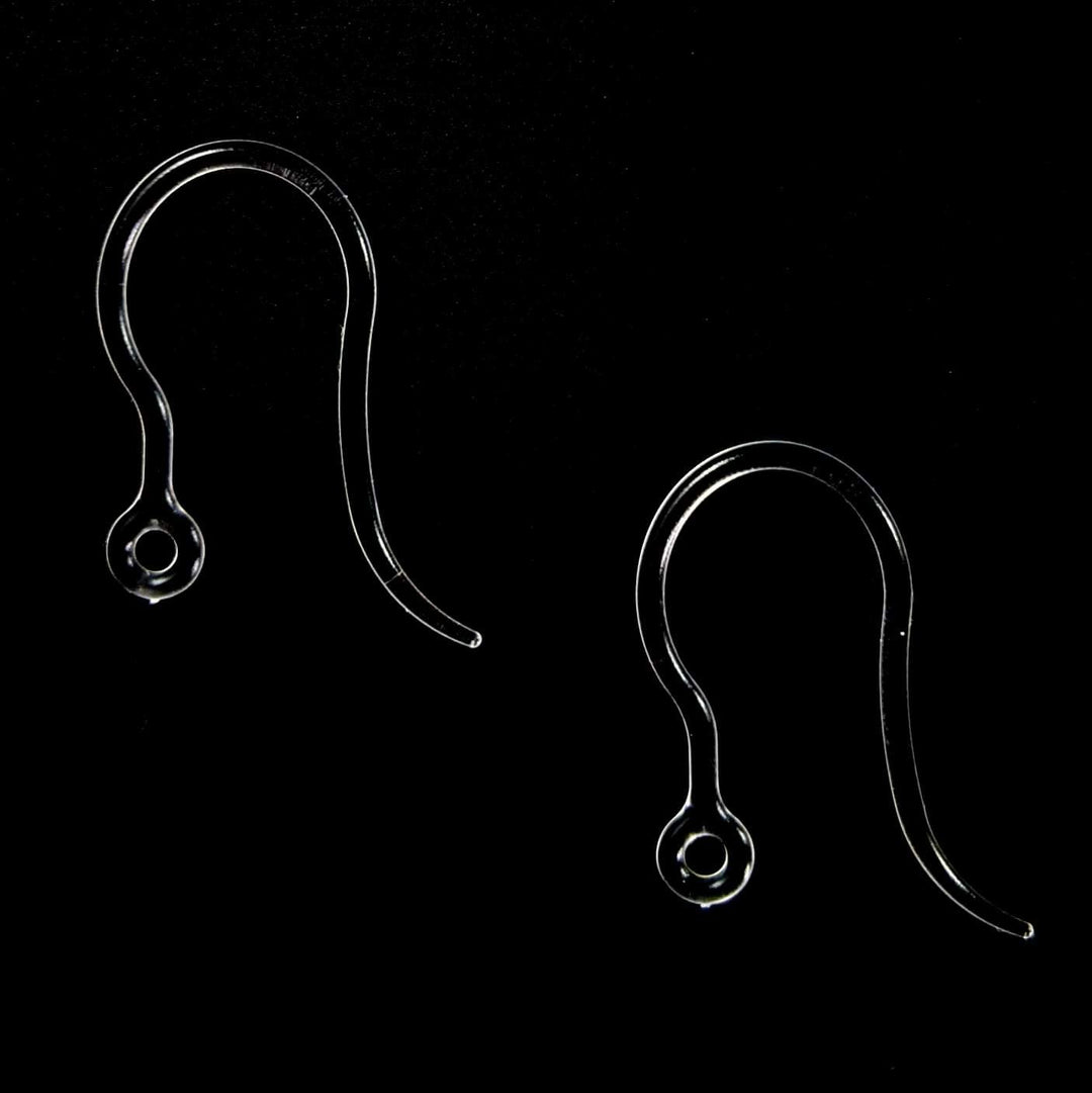 Silver Plated Faux Druzy Earrings (Dangles) - Hypoallergenic plastic hooks