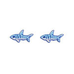 Clear Lake Forest Fins Swimming Earrings (Studs)
